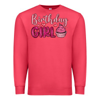Cardinal birthday girl cupcake Premium Sweatshirt - MaliasSmallBusiness