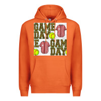 Carrot softball uniform game day seamless pattern Premium Hoodie - BundleAndBundleShop
