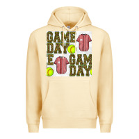 Pina Colada softball uniform game day seamless pattern Premium Hoodie - BundleAndBundleShop