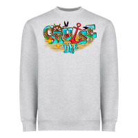 Heather Grey cruise life Heavyweight Sweatshirt - texasbilliewilder