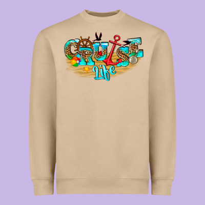 Cruise Life Heavyweight Sweatshirt Designed By Texasbilliewilder
