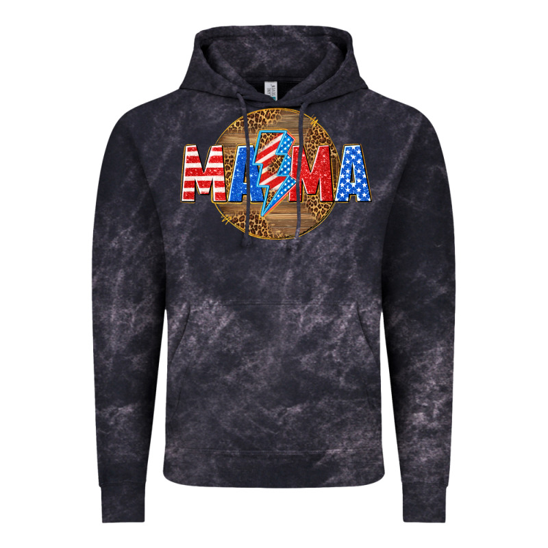American Mama With Lightning Bolt Vintage Hoodie by texasbilliewilder | Teevron