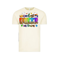 Coolest Queer In Town Vintage Tee | Teevron