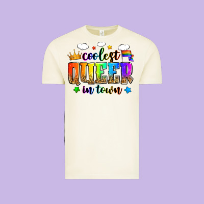 Coolest Queer In Town Vintage Tee Designed By Zillion Design Studio