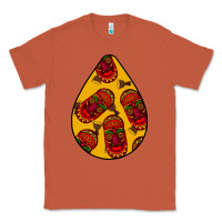 Copper african masks teardrop  5 Classic Tee - BundleAndBundleShop