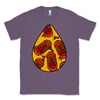 Lavender african masks teardrop  5 Classic Tee - BundleAndBundleShop