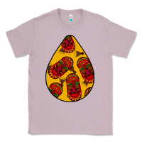 Lilac african masks teardrop  5 Classic Tee - BundleAndBundleShop