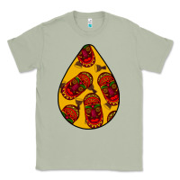 Matcha african masks teardrop  5 Classic Tee - BundleAndBundleShop