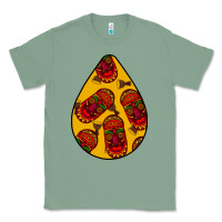 Sage african masks teardrop  5 Classic Tee - BundleAndBundleShop