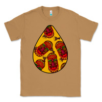 Toasted Coconut african masks teardrop  5 Classic Tee - BundleAndBundleShop