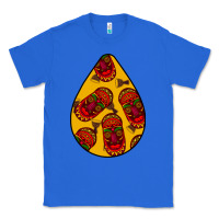 True Royal african masks teardrop  5 Classic Tee - BundleAndBundleShop
