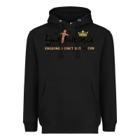 Black godfidence Heavyweight Hoodie - MaliasSmallBusiness