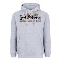 Heather Grey godfidence Heavyweight Hoodie - MaliasSmallBusiness