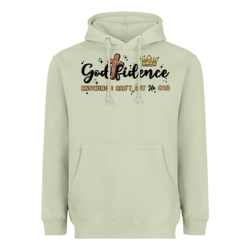 Godfidence Heavyweight Hoodie by MaliasSmallBusiness | Teevron