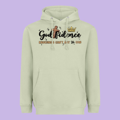 Godfidence Heavyweight Hoodie Designed By Maliassmallbusiness