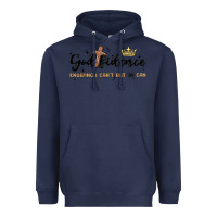 Navy godfidence Heavyweight Hoodie - MaliasSmallBusiness
