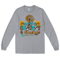 Heather Grey raised on country and sunshine Long Sleeve Tee - AdoDesignShop