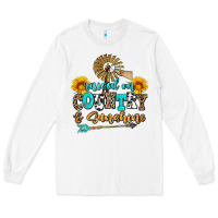 White raised on country and sunshine Long Sleeve Tee - AdoDesignShop