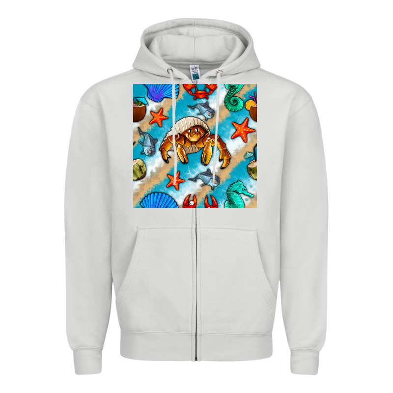 Sea Animals Zipper Hoodie by BundleAndBundleShop | Teevron