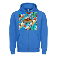 True Royal sea animals Zipper Hoodie - BundleAndBundleShop