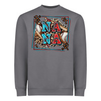 Storm baseball nana with leopard Heavyweight Sweatshirt - Zillion Design Studio