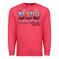 Cardinal be still and know that i am god psalm 46 10 Premium Sweatshirt - MaliasSmallBusiness