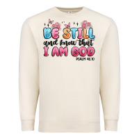 Sandshell be still and know that i am god psalm 46 10 Premium Sweatshirt - MaliasSmallBusiness