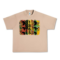 Burro juneteenth brush stroke 2 Urban Heavy Tee - HRA Design Shop