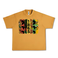 Juneteenth Brush Stroke 2 Urban Heavy Tee | Teevron