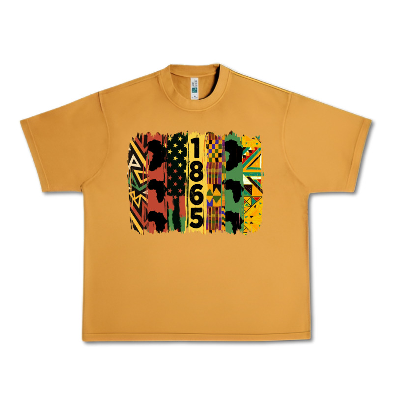 Juneteenth Brush Stroke 2 Urban Heavy Tee by HRA Design Shop | Teevron