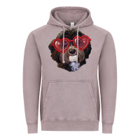 Vintage Zinc havanese dog with love glasses Vintage Hoodie - RanaPortraitStore