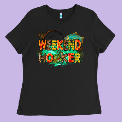 Weekend Hooker Ladies Tee Designed By Adodesignshop