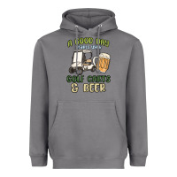 Storm a god day starts with golf carts and beer Heavyweight Hoodie - MaliasSmallBusiness