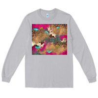 Moon Dust pink glitter leopard sunflower gemstone Long Sleeve Tee - JahusDesignShop