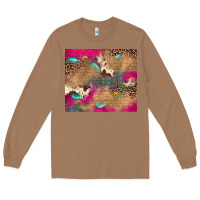 Toasted Coconut pink glitter leopard sunflower gemstone Long Sleeve Tee - JahusDesignShop