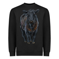 Black black angus cattle Heavyweight Sweatshirt - RanaPortraitStore