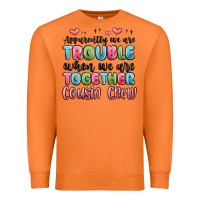 Carrot apparently we are trouble when we are together cou Premium Sweatshirt - MaliasSmallBusiness