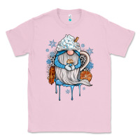 Bubblegum Pink winter gnome coffee Classic Tee - JahusDesignShop