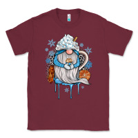 Burgundy winter gnome coffee Classic Tee - JahusDesignShop