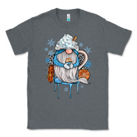 Charcoal Heather winter gnome coffee Classic Tee - JahusDesignShop