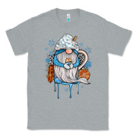 Heather Grey winter gnome coffee Classic Tee - JahusDesignShop