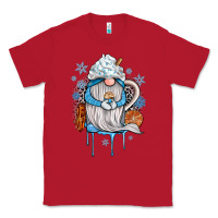Red winter gnome coffee Classic Tee - JahusDesignShop