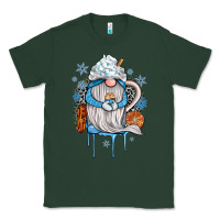 Sports Green winter gnome coffee Classic Tee - JahusDesignShop