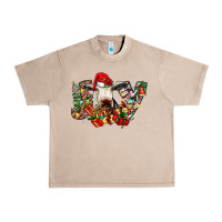 French Oak christmas joy cow Urban Heavy Tee - CowhideDigitalArt