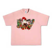 Christmas Joy Cow Urban Heavy Tee | Teevron