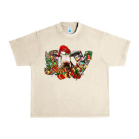 Sandshell christmas joy cow Urban Heavy Tee - CowhideDigitalArt