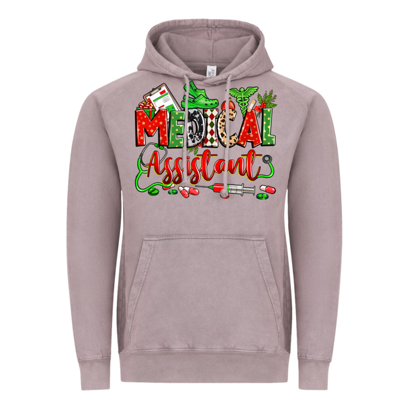 Christmas Medical Assistant Vintage Hoodie by Zillion Design Studio | Teevron
