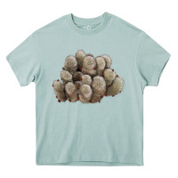 Arona brown flowered cactus Heavy Core Tee - LillyAllenDesigns