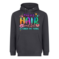 Smoke making hair beautiful is kinda my thing Heavyweight Hoodie - MaliasSmallBusiness