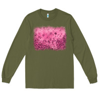 Pink Glitter Background Long Sleeve Tee | Teevron